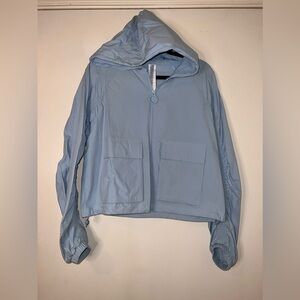 Light Blue Windbreaker